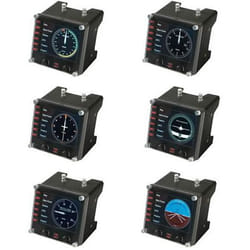 Logitech G Flight Instrument Panel Noir USB 2.0 simulation de vol Analogique/Numérique PC
