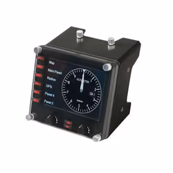 Logitech G Flight Instrument Panel Noir USB 2.0 simulation de vol Analogique/Numérique PC - Vue supplémentaire 4