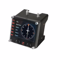 Logitech G Flight Instrument Panel Noir USB 2.0 simulation de vol Analogique/Numérique PC - Vue supplémentaire 6