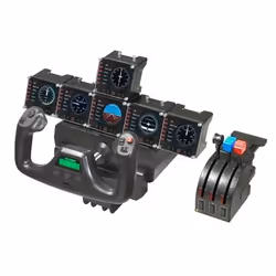 Logitech G Flight Instrument Panel Noir USB 2.0 simulation de vol Analogique/Numérique PC - Vue supplémentaire 9