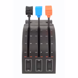 Logitech G Flight Throttle Quadrant Noir, Bleu, Rouge USB 2.0 simulation de vol Analogique/Numérique PC