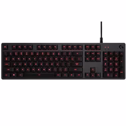 Logitech G G413 Carbon, Avec fil, USB, Clavier mécanique, QWERTZ, LED, Charbon