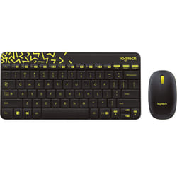 Logitech MK240 Nano Wireless Keyboard and Mouse Combo clavier Souris incluse RF sans fil Slovaque Noir