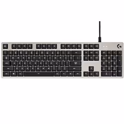 Logitech G G413 Silver, Avec fil, USB, Clavier mécanique, QWERTZ, LED, Argent