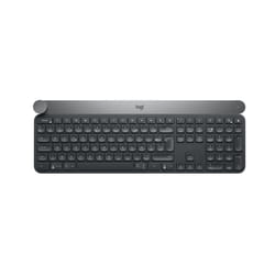 Logitech Craft Advanced keyboard with creative input dial clavier RF sans fil + Bluetooth AZERTY Belge Noir, Gris