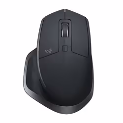 Logitech MX Master 2S Wireless Mouse, Droitier, Laser, RF sans fil + Bluetooth, 1000 DPI, Graphite