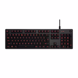 Logitech G G413 Carbon, Avec fil, USB, Clavier mécanique, QWERTY, LED, Charbon