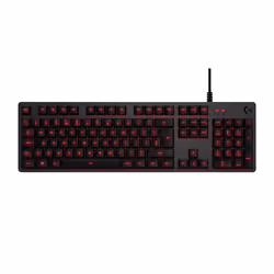 Logitech G G413 Carbon, Avec fil, USB, Clavier mécanique, QWERTY, LED, Charbon