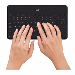 Logitech Keys-To-Go Noir Bluetooth AZERTY Français