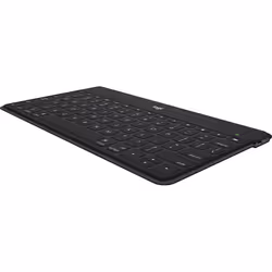 Logitech Keys-To-Go, QWERTY, Néerlandais, Anglais britannique, 1,7 cm, 1,2 mm, Toutes marques, Noir