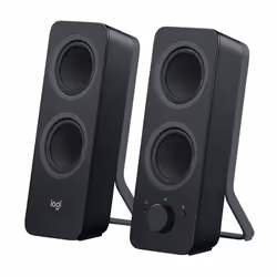 Logitech Z207, 2.0 canaux, Avec fil &amp;sans fil, 5 W, Noir