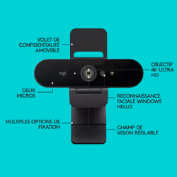 Logitech Brio Stream webcam - Vue supplémentaire 11