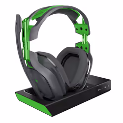 ASTRO Gaming ASTRO A50 Wireless Headset + Base Station for Xbox One, Sans fil, Jouer, 20 - 20000 Hz, Casque, Gris, Vert