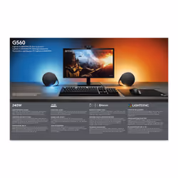 Logitech G G560 Haut-parleur gaming pour PC LIGHTSYNC - Vue supplémentaire 34