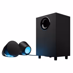 Logitech G G560, 2.1 canaux, 120 W, PC/ordinateur portable, Noir, 240 W, 30 W