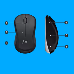 Logitech Advanced MK540 clavier Souris incluse USB QWERTZ Suisse Noir, Blanc - Vue supplémentaire 8