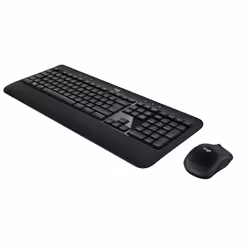 Logitech ADVANCED Combo Wireless Keyboard and Mouse clavier Souris incluse USB QWERTY Anglais Noir