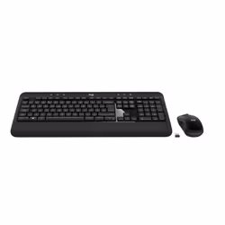 Logitech ADVANCED Combo Wireless Keyboard and Mouse clavier Souris incluse USB QWERTY Anglais Noir