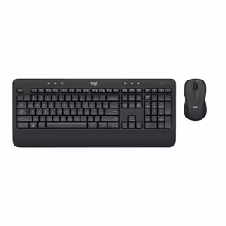 Logitech MK545 ADVANCED Wireless Keyboard and Mouse Combo, Taille réelle (100 %), USB, QWERTZ, Noir, Souris incluse