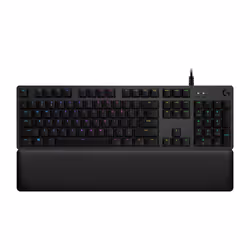 Logitech G G513 Carbon RGB Mechanical Gaming Keyboard, GX Blue (Clicky) clavier USB QWERTZ Allemand Charbon