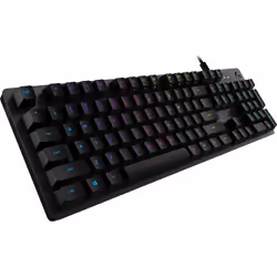Logitech G G512 Carbon RGB Mechanical Gaming Keyboard, GX Blue (Clicky) clavier USB AZERTY Français Charbon