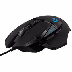 Logitech G G502 Hero, Droitier, Optique, USB Type-A, 25600 DPI, 1 ms, Noir