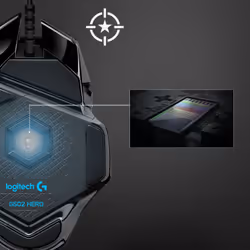 Logitech G G502 Hero souris Droitier USB Type-A Optique 25600 DPI