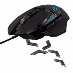 Logitech G502 HERO Souris Gaming Filaire 25600 DPI Noir Droitier - Vue supplémentaire 7