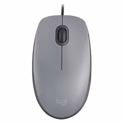 Logitech M110 Silent, Ambidextre, Optique, USB Type-A, 1000 DPI, Gris