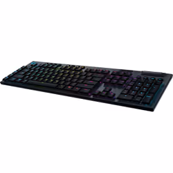 Logitech G G915, Taille réelle (100 %), RF sans fil + Bluetooth, Clavier mécanique, QWERTY, LED RGB, Charbon
