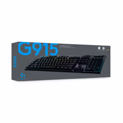 Logitech G G915 clavier RF sans fil + Bluetooth QWERTY Anglais Charbon - Vue supplémentaire 8