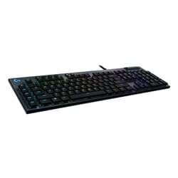 Logitech G G815 LIGHTSYNC RGB Mechanical Gaming Keyboard – GL Linear clavier USB QWERTY Anglais Charbon