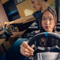 Logitech G G923 Noir USB 2.0 Volant + pédales Analogique/Numérique PC, PlayStation 4, PlayStation 5 - Vue supplémentaire 3