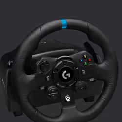 Logitech G G923 Noir USB 2.0 Volant + pédales Analogique/Numérique PC, Xbox One, Xbox Series S, Xbox Series X - Vue supplémentaire 4