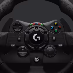 Logitech G G923 Noir USB 2.0 Volant + pédales Analogique/Numérique PC, Xbox One, Xbox Series S, Xbox Series X - Vue supplémentaire 5