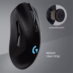 Logitech G G703 Lightspeed souris Jouer Droitier RF sans fil Optique 25600 DPI - Vue supplémentaire 4