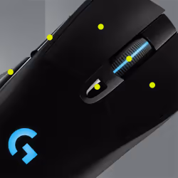 Logitech G G703 Lightspeed souris Jouer Droitier RF sans fil Optique 25600 DPI - Vue supplémentaire 5