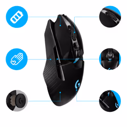 Logitech G G903 Lightspeed souris Ambidextre RF sans fil Optique 25600 DPI - Vue supplémentaire 6