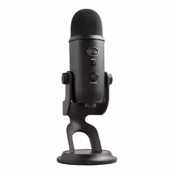Blue Microphones Yeti, Microphone de table, 20 - 20000 Hz, 0,5%, 16 bit, 48 kHz, 4,5 mV/Pa