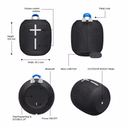 Ultimate Ears Wonderboom 2 Enceinte portable stéréo Noir - Vue supplémentaire 6