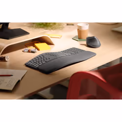 Logitech Ergo K860 clavier RF sans fil + Bluetooth QWERTY Nordique Graphite - Vue supplémentaire 9