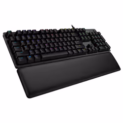 Logitech G G513 CARBON LIGHTSYNC RGB Mechanical Gaming Keyboard, GX Brown, Taille réelle (100 %), USB, Clavier mécanique, QWE ...