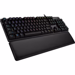 Logitech G G513 CARBON LIGHTSYNC RGB Mechanical Gaming Keyboard, GX Brown clavier USB QWERTY Anglais Charbon