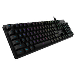 Logitech G G512 CARBON LIGHTSYNC RGB Mechanical Gaming Keyboard with GX Brown switches clavier USB QWERTZ Suisse Charbon