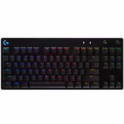 Logitech G Pro Gaming, Sans clé (80 - 87%), USB, Clavier mécanique, LED RGB, Noir