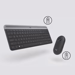 Logitech MK470 clavier Souris incluse RF sans fil QWERTZ Suisse Graphite - Vue supplémentaire 5
