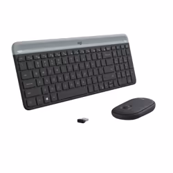 Logitech MK470 clavier Souris incluse RF sans fil AZERTY Belge Graphite - Vue supplémentaire 14