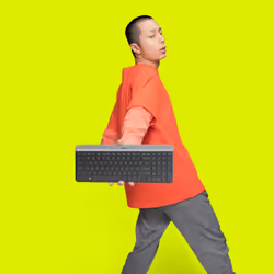 Logitech MK470 clavier Souris incluse RF sans fil AZERTY Belge Graphite - Vue supplémentaire 23