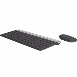 Logitech MK470 clavier Souris incluse RF sans fil QWERTY Espagnole Graphite