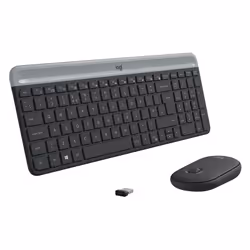 Logitech MK470 clavier Souris incluse RF sans fil QWERTY Tchèque Graphite